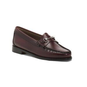 GH BASS Wine Leather Lianna Bit Flats